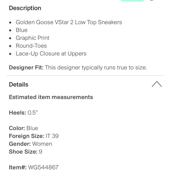 Golden Goose Vstar 2 low top sneakers - Picture 10 of 10